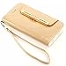 iPhone 6S Case,iPhone 6S,iPhone 6S Wallet,iPhone 6S Leather Case,Nakeey Luxury [Gold] Wallet Flip Leather Case Cover for iPhone 6/6S 4.7 inch