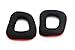iParaAiluRy New Replacement Earpads Ear Pads Cushions for Logitech G230 G430 G930 G35 F450 Gaming Headphone, Elastic Sponge and PU Leather Black & Red