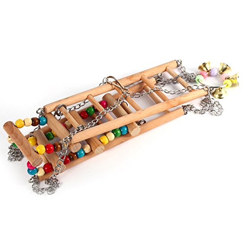 image for Yosoo Pet Hanging Ladder Wooden Suspension Bridge Steps Stairs Climbin