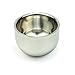 Men's Durable Shave Soap Cup Shinning Stainless Steel Shaving Mug Bowl