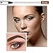 Turelifes Tattoo Eyebrow Pen with Four Tips Long-lasting Waterproof Brow Gel for Eyes Makeup (#02Brown (Light brown))
