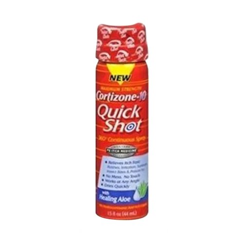 SPECIAL PACK OF 5 CORTIZONE 10 QUICK SHOT SPRAY 1.5OZ Health Point