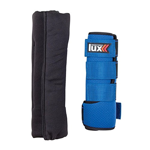 Lux Ceramic Therapy Horse Quick Wraps, Therapeutic Leg Wraps for Injury Prevention and Rehab, Set of 2 - Medium