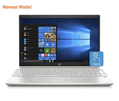 HP Touch 15z Slim Laptop in Silver Ryzen 5 Quad Core up to 3.6GHz 16GB 128GB SSD +1TB HDD 15.6in HD B&O Audio Vega 8 Graphics (Renewed)