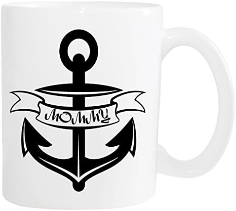 Mister Merchandise Mug Coffee Pot Anker Mommy Mama Anchor Teacup Cup, Many Colors