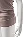 Doublju Loose Fit Shirring Dolman Blouse Top for Women with Plus Size