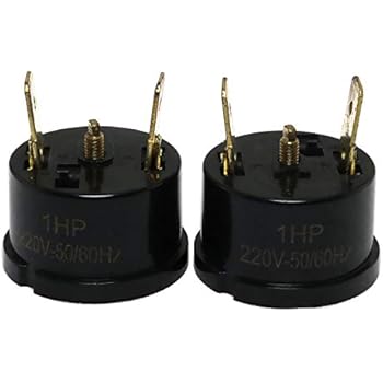 E-outstanding 2pcs Compressor Thermal Overload Protector for 1HP Refrigerator Freezer Air-condition
