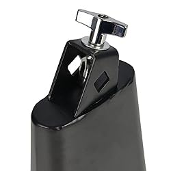 Stagg CB305BK Rock Cowbell for Drumset,Black,5.5-Inch