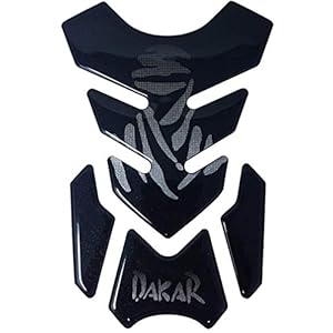 Tankpad 3D-sticker voor Moto Full Dakar, 19 x 13 cm