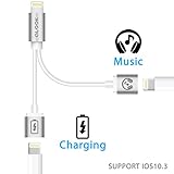 Lightning Headphone Audio & Charge Adapter for iPhone 7/7 Plus