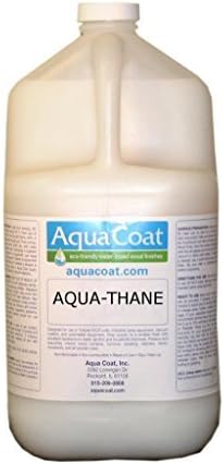 Aqua Thane Top Coat, Water-Based Wood Finish, Semi-Gloss, Quart by Aqua Coat