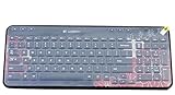 Ultra Thin Soft Silicone Gel Whole Keypad Keyboard Cover Protector Skin for Logitech Wireless Keyboard K360 MK360 US Version (Clear)