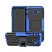 Galaxy J6 Plus Hybrid Case DWaybox Rugged Heavy Duty Hard Back Case Cover with Kickstand for Samsung Galaxy J6 Plus/J6 Prime 2018/J4 Plus/J4 Prime 2018 6.0 Inch (Blue)