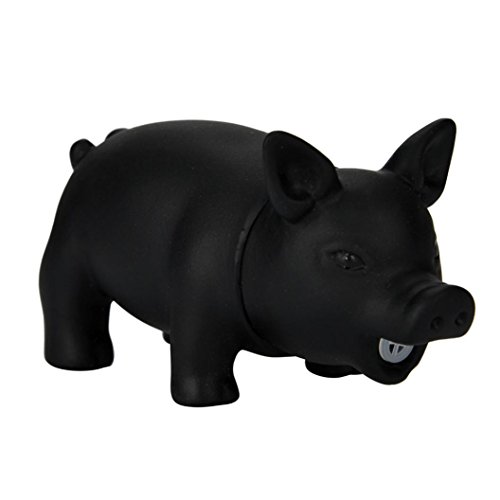 Shybuy Toys Party Squeeze Realistic SQUEAKING Pink Toy Pig (Random Colour) - Thumbnail 5