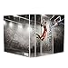 Unikeep Basketball Themed Trading Card Collection Binder Complete With Trading Card Pages. Fully Enclosed Case with a Locking Latch to Keep Cards Secure (Red Dunk, Poly Ring)