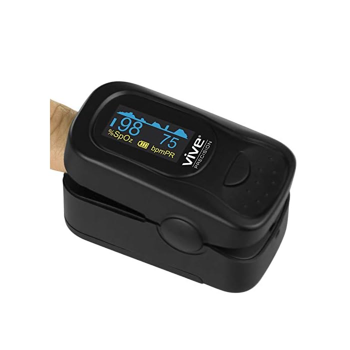 Buy Vive Precision Pulse Oximeter Fingertip Heart Rate & SpO2 Monitor