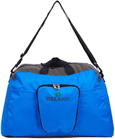 Foldable Travel Duffel Bag Lightweight Carryon Luggage, Medium Size for Women