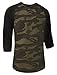 NE PEOPLE Mens 3/4 Sleeve Baseball Tshirt Raglan Jersey Shirt (S-2XL)