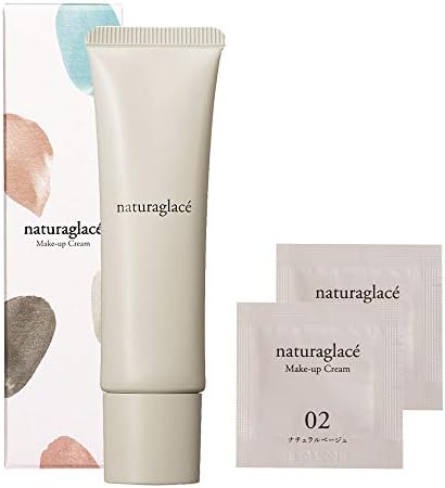 【Amazon.co.jp限定】 ナチュラグラッセ(naturaglace) ナチュラグラッセ メイクアップクリームN 02 (ナチュラルベージュ) 30g 化粧下地 CCクリーム SPF44 PA+++ サシェ2包増量セット おまけ付き ファンデーション 02ナチュラルベージュ(おまけ付き)