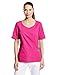 Cherokee Women's Workwear Scrubs V-Neck Top, Shocking Pink, Medium