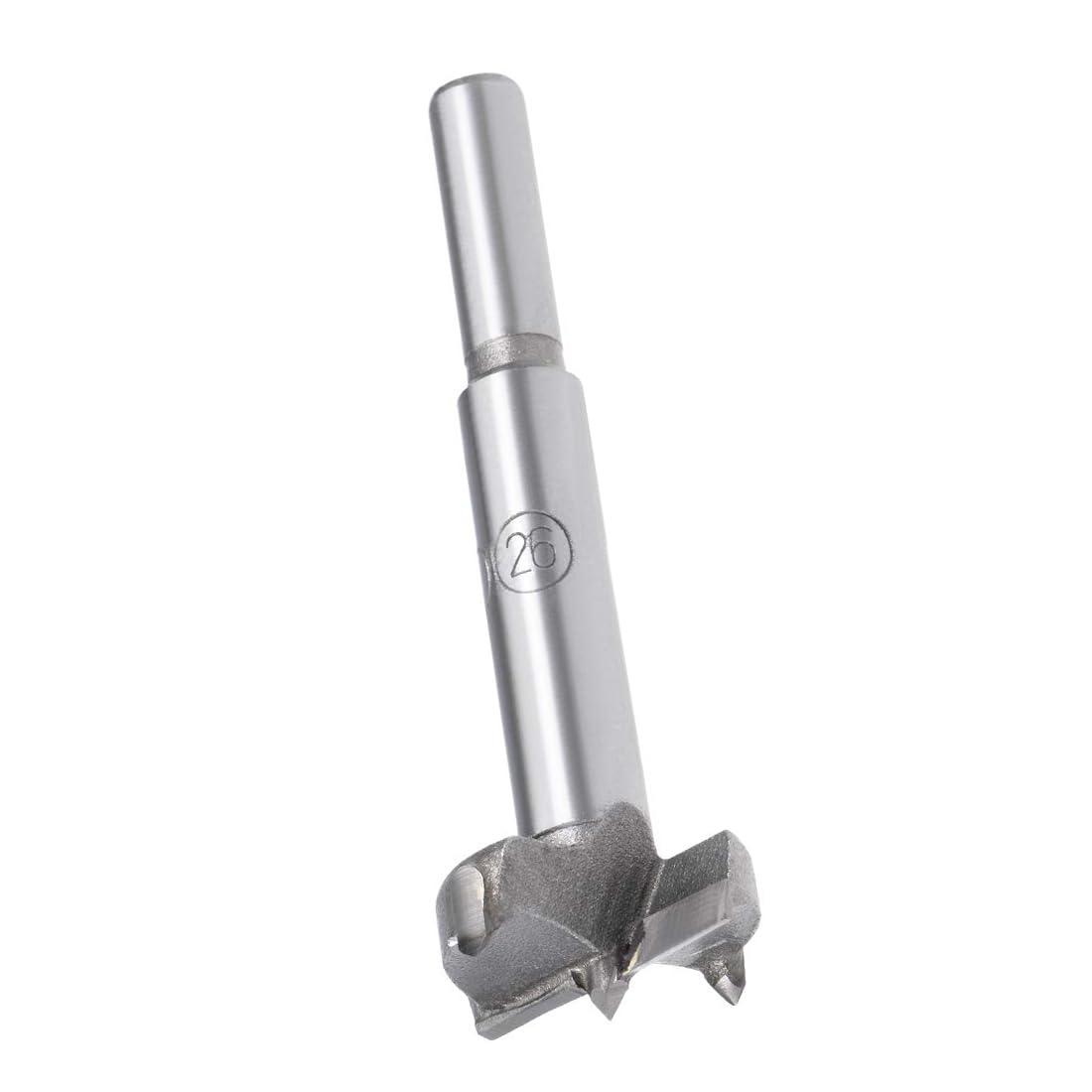 MACHSWON Forstner Drill Bits Tungsten Carbide Wood Hole Saw Opener Drill Bit 26mm Woodworking Drilling Boring Bit Cutter