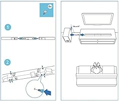 philips htl2193b 150w 3.1 ch soundbar with subwoofer