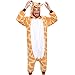 Silver Lilly Giraffe One Piece Animal Costume - Unisex Adult Plush Cosplay Pajamas