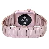 Apple Watch Band, No1seller Extreme Thin&Light Premium Stainless Steel Band Watchband Strap Bracelet with Butterfly Clasp for Apple Watch Series 1, Series 2