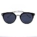 GAMT Desginer Vintage Sunglasses Retro Full-rim Metal Frame Round Lens Fashion Style Black Frame Black