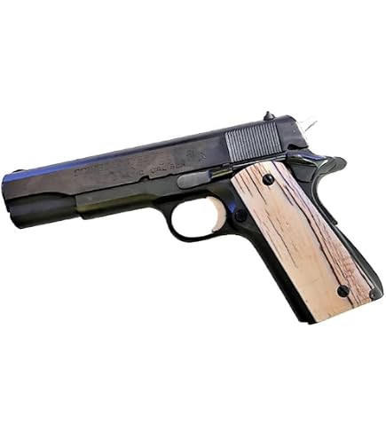 1911 Grps Exotc Wood Amboyna Burl FAUX fts Colt Government and