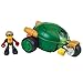 Teenage Mutant Ninja Turtles Pre-Cool Half Shell Heroes Stealth Cycle with Raphael Vehicle and Figure