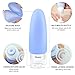 Travel Bottles , Wedama Leakproof Silicone Travel Containers with 5 Pcs TSA Approved Squeezable 3/1.25oz Travel Bottles & Accessories for Cosmetic Shampoo Conditioner Lotion Soap Liquids Toiletries