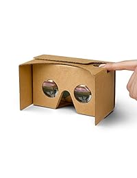 Google cardboard, para Android 4.1 o superior, o IOS 8.0 o superior, color café, Marrón