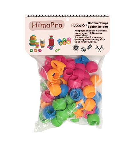 Thread Spool Huggers 48 Huggers 4 Bobbin Clamps & 4 Bobbin Holders