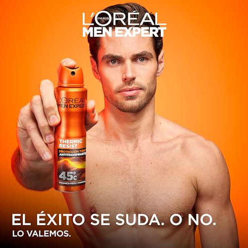 L'Oréal Paris, Men Expert, Thermic Resist, Desodorante en Spray, Pack 6 x 150ml