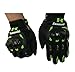 JIN Glove Motorcycle Gloves,Cycling Gloves, Mountain Bike Gloves, Road Cycling Gloves, Cycling Gloves, Half Finger, Anti-Slip, Sports, Work Gloves, Kawasaki, l