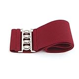 Women's Fashion Wide Hook Stretchy Elastic Waist Belt Waistband 5Colors