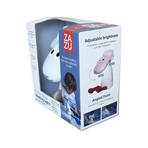 Zazu Kids Fin Portable Reading and Nightlight, Grey