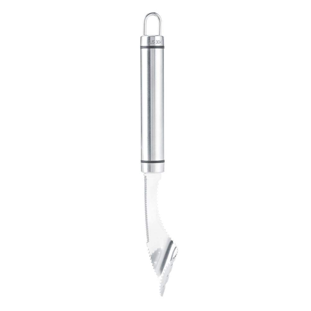 Stainless Steel Bitter Gourd Pepper Corer Fruit Coring Tool The Vegetable Corer with Serrated Blades, Dishwasher Safe, Suitable for Home and Kitchen.
