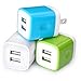 Wall Charger, Vifigen 3-Pack USB 2.1AMP Universal Power Home Travel Wall Charger Dual Port Plug for iPhone 7/7 plus 6/6 plus 5S 5 4S Samsung S5 S4 S3, Note 5, HTC, LG and More Device