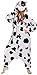 Zerlar Pajamas Animal Costume Onesie Adults Sleepwear Kigurumi Cosplay Cow
