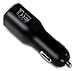 iXCC 4.8Amp 24W Dual USB Car Charger Bundle with 3-feet Micro USB Cable for Android Smartphones and Tablets - Black