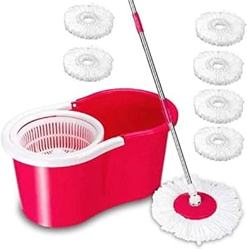 Daive S Mop Floor Cleaner With Bucket Set Offer With Big Wheels