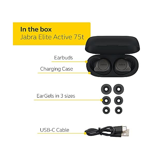 Jabra-Elite-Active-75t-Earbuds--Active-Noise-Cancelling-True-Wireless-Life-for-Calls-and-Music--Titanium-Black Jabra Elite Active 75t Earbuds - Active Noise Cancelling Wireless Sports Earbuds with Long Battery Life - In Ear True…