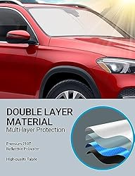 Proadsy 2024 Upgrade Front Windshield Sunshade