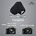 MegaGear MG446 Panasonic Lumix DMC-FZ2500, DMC-FZ2000, DMC-FZ1000 Ultra Light Neoprene Camera Case - Black, PU Leather