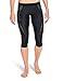 SKINS Women's A400 Compression 3/4 Tights, Black/Gold, Small