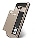 S6 Edge Case, TekSonic® Samsung Galaxy S6 Edge Case (Gold) Armor Series [Card Slide Slot][Drop Protection][Heavy Duty][Wallet] Full Cover Protection Tough Case for Samsung Galaxy S6 Edge (Golden)