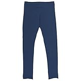 French Toast Big Girls' Solid Leggings, Medium Indigo Heather, 7/8
