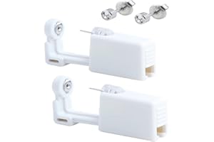 AM RIGHT THIRTY Ear Piercing Kit, 2 Pcs Disposable Ear Piercing Gun with Preloaded Ear Stud, at Home Self Ear Piercing Gun Kit